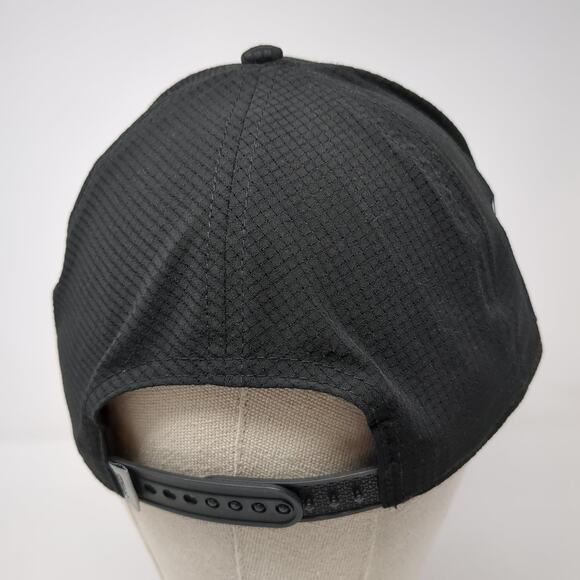 Titleist Snapback Hat Solid Black One Size Adjustable Embroidered - Picture 6 of 9